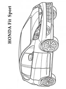 Honda coloring page 8 - Free printable
