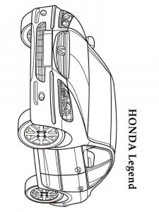 Honda coloring page 9 - Free printable