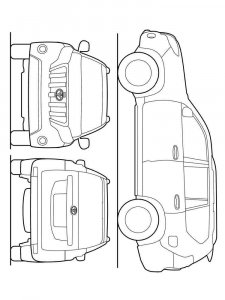 Toyota Land Cruiser coloring page 12 - Free printable
