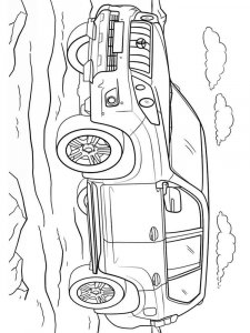Toyota Land Cruiser coloring page 3 - Free printable