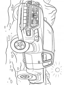 Toyota Land Cruiser coloring page 7 - Free printable