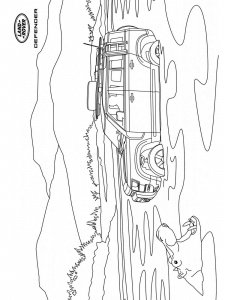 Land Rover coloring page 17 - Free printable