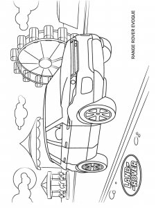 Land Rover coloring page 22 - Free printable