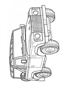 Land Rover coloring page 13 - Free printable