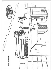 Land Rover coloring page 2 - Free printable
