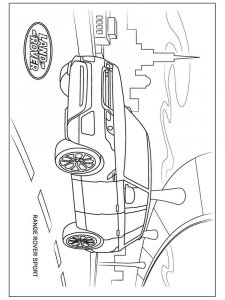 Land Rover coloring page 4 - Free printable