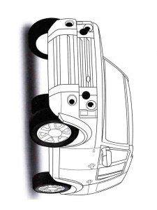 Land Rover coloring page 5 - Free printable