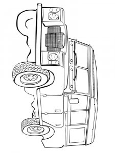Land Rover coloring page 6 - Free printable
