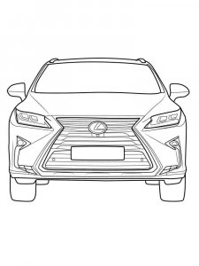 Lexus coloring page 10 - Free printable