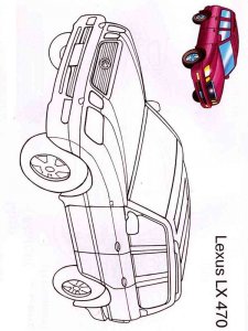 Lexus coloring page 6 - Free printable