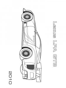 Lexus coloring page 9 - Free printable