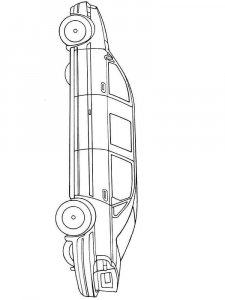 Limousine coloring page 6 - Free printable