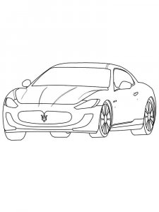 Maserati coloring page 15 - Free printable