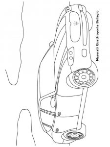 Maserati coloring page 11 - Free printable