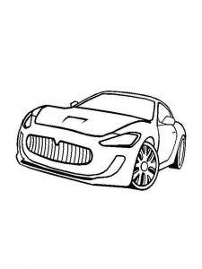 Maserati coloring page 14 - Free printable