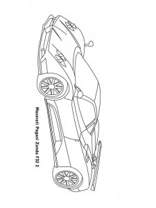 Maserati coloring page 4 - Free printable