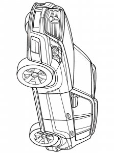 Mercedes coloring page 32 - Free printable