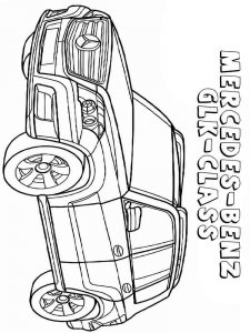 Mercedes coloring page 4 - Free printable