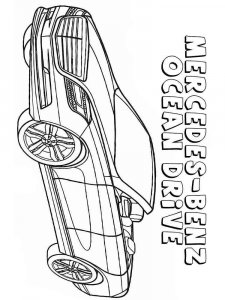 Mercedes coloring page 5 - Free printable