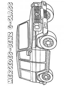 Mercedes coloring page 6 - Free printable