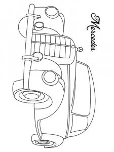Mercedes coloring page 8 - Free printable