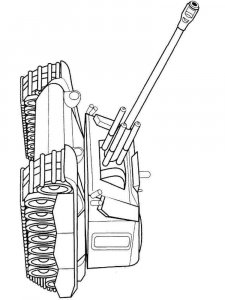 Military Vehicle coloring page 37 - Free printable