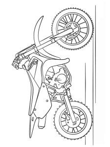 Motorcycle coloring page 40 - Free printable