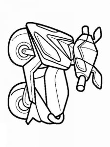 Motorcycle coloring page 29 - Free printable