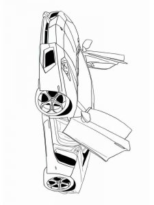 Muscle Car coloring page 11 - Free printable