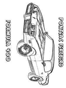 Muscle Car coloring page 18 - Free printable