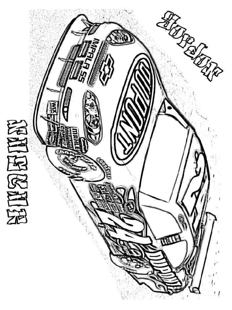 nascar coloring printable realistic template getcolorings templates mycoloring transportation