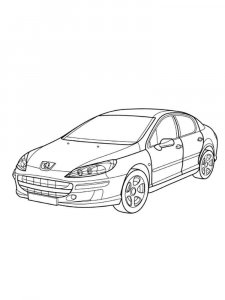 Peugeot coloring page 1 - Free printable