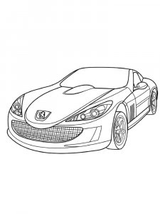 Peugeot coloring page 11 - Free printable