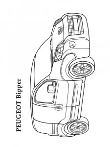 Peugeot coloring page 8 - Free printable