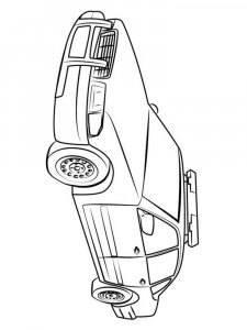 Police Car coloring page 31 - Free printable