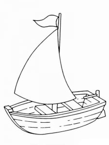 Ships and Boats coloring page 16 - Free printable