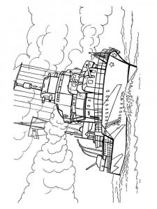 Ships and Boats coloring page 19 - Free printable