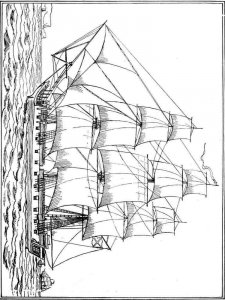 Ships and Boats coloring page 25 - Free printable