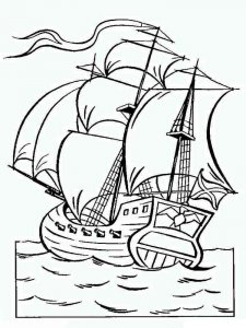 Ships and Boats coloring page 30 - Free printable