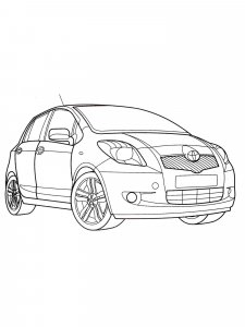 Toyota coloring page 47 - Free printable