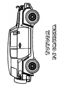 Toyota coloring page 1 - Free printable