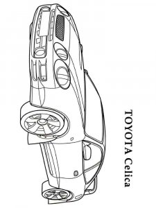 Toyota coloring page 13 - Free printable