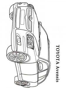 Toyota coloring page 4 - Free printable