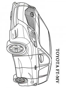 Toyota coloring page 5 - Free printable