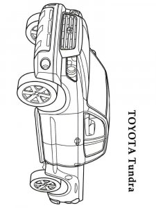 Toyota coloring page 8 - Free printable