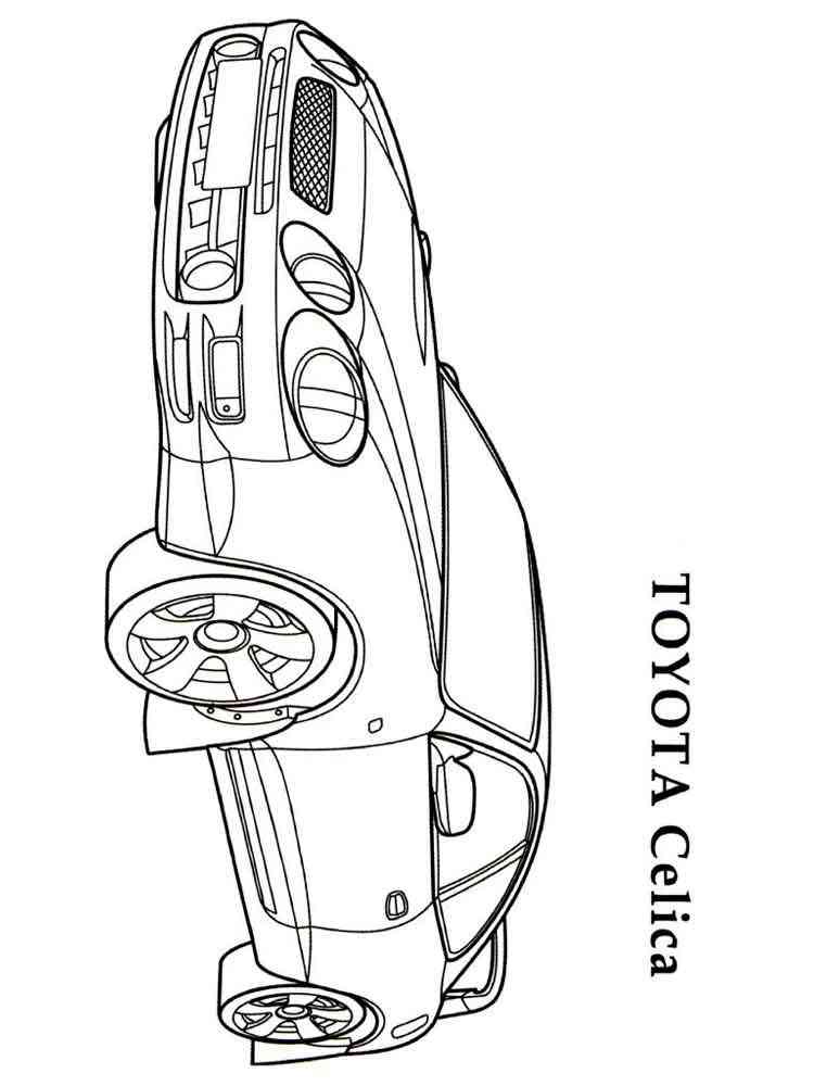 Toyota 4runner Coloring Pages Coloring Pages