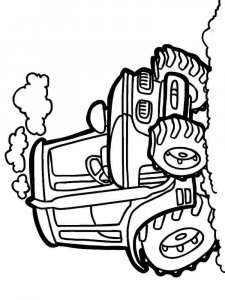 Tractor coloring page 17 - Free printable