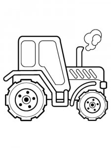 Tractor coloring page 29 - Free printable