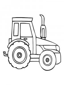 Tractor coloring page 3 - Free printable