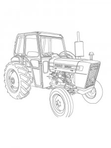 Tractor coloring page 31 - Free printable